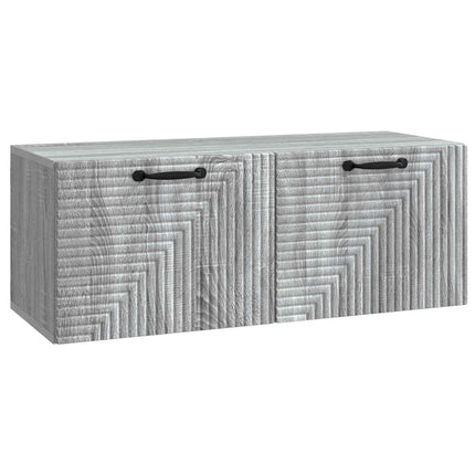Væghængt TV-skab Vægmonteret Grå sonoma-eg 78,5 x 31 x 30 cm