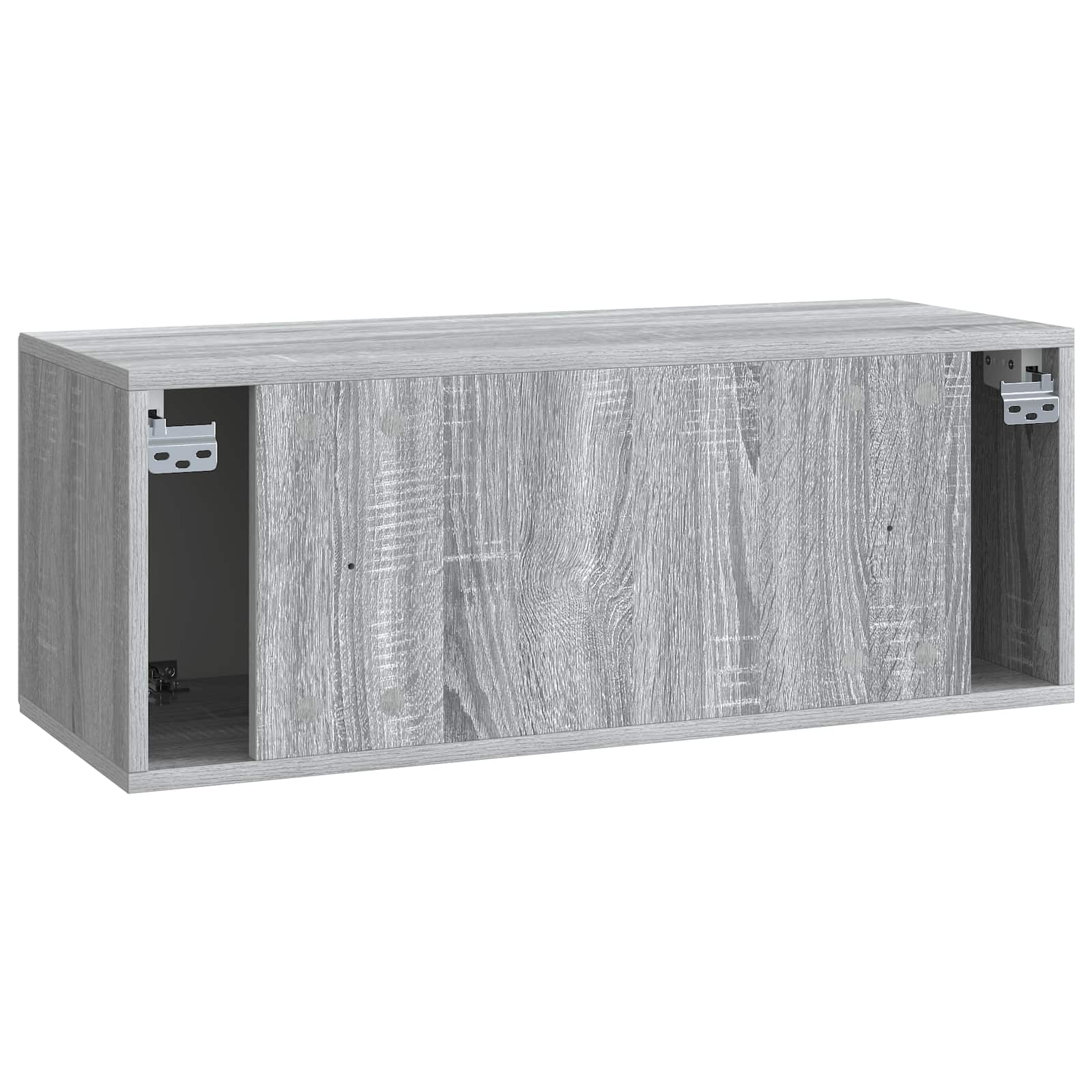 Væghængt TV-skab Vægmonteret Grå sonoma-eg 78,5 x 31 x 30 cm