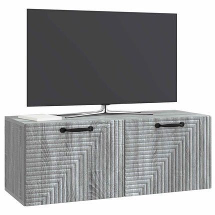 Væghængt TV-skab Vægmonteret Grå sonoma-eg 78,5 x 31 x 30 cm