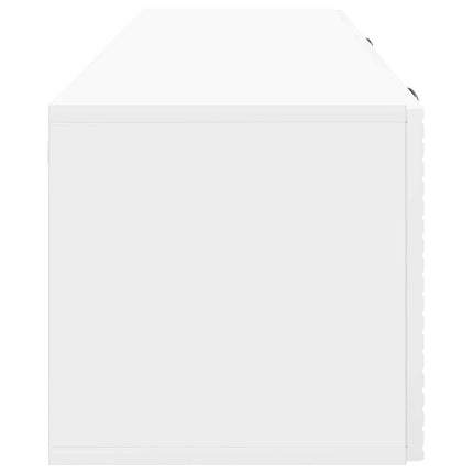 Væghængt TV-skab Hvid højglans 98 x 31 x 30 cm Konstrueret træ