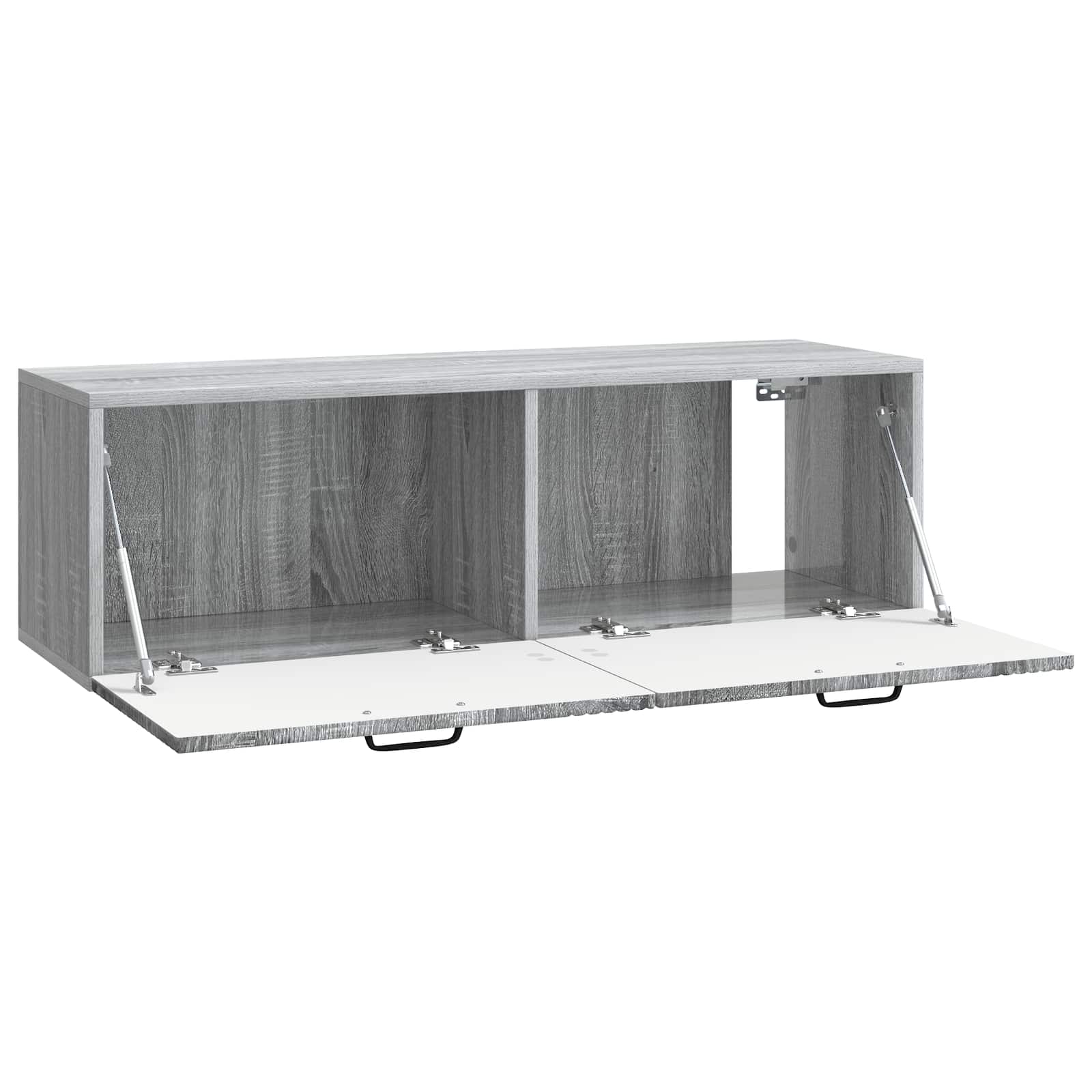 Væghængt TV-skab Grå sonoma-eg 98 x 31 x 30 cm Konstrueret træ