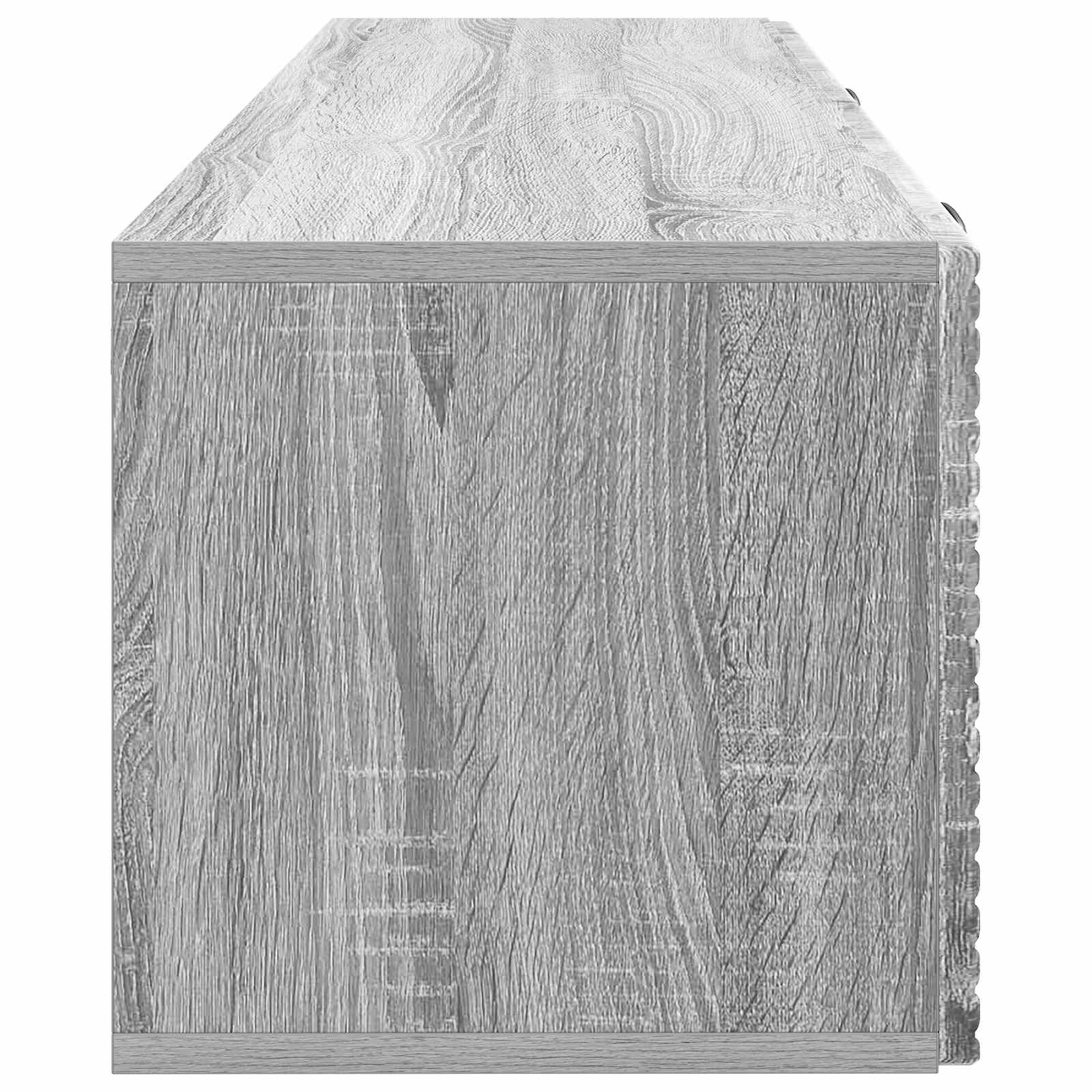 Væghængt TV-skab Grå sonoma-eg 98 x 31 x 30 cm Konstrueret træ