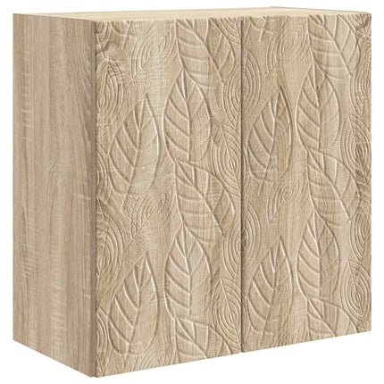 Vægmonteret skab Sonoma-eg 59 x 31 x 60 cm Konstrueret træ