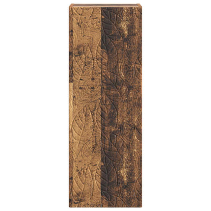 Vægmonteret skab Gammelt træ 33 x 34,5 x 90 cm Konstrueret træ