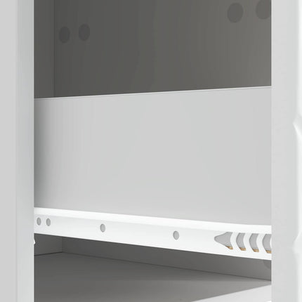 Væghængt Natbord 2 pcs Hvid 49 x 34,5 x 20 cm Konstrueret træ