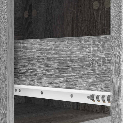 Væghængt Natbord 2 pcs Grå Sonoma 49 x 34,5 x 20 cm