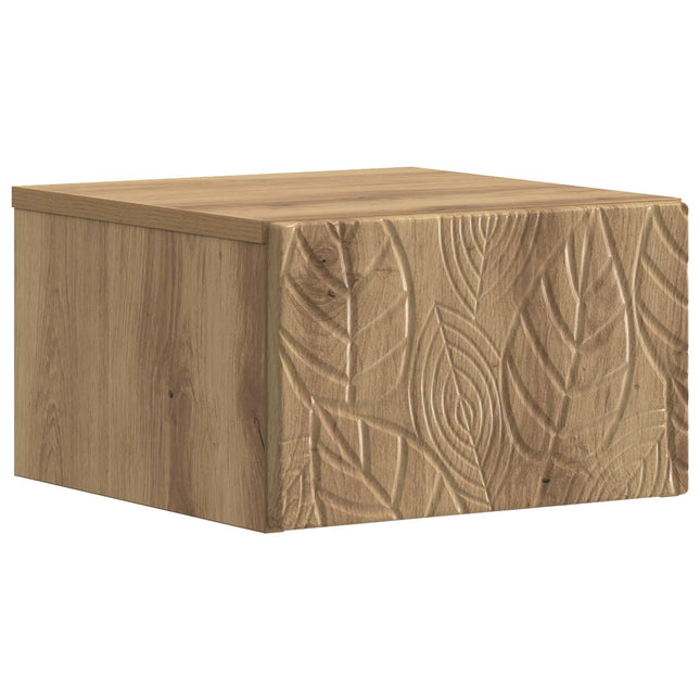 Væghængt Natbord 2 pcs Artisan-eg 49 x 34,5 x 20 cm