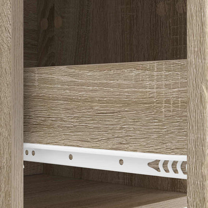 Væghængt Natbord 2 pcs Sonoma-eg 34,5 x 33 x 40 cm