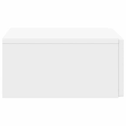 Væghængt Sideskab Hvid 59 x 34,5 x 17 cm Konstrueret træ