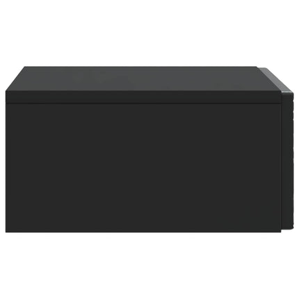 Væghængt Sideskab 59 x 34,5 x 17 cm Konstrueret træ Sort