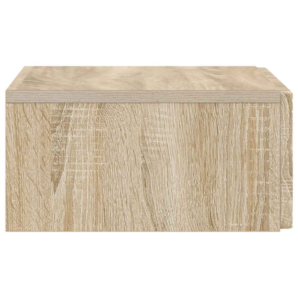 Væghængt Sideskab 59 x 34,5 x 17 cm Konstrueret træ Sonoma-eg