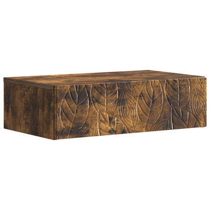 Væghængt Sideskab Røget eg 59 x 34,5 x 17 cm Konstrueret træ