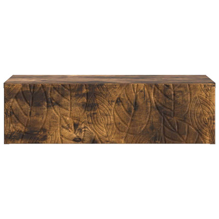 Væghængt Sideskab Røget eg 59 x 34,5 x 17 cm Konstrueret træ
