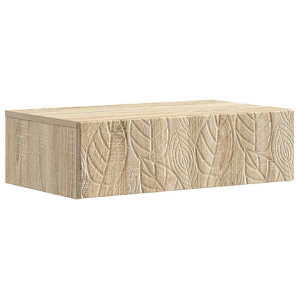 Væghængt Sideskab 87,5 x 34,5 x 17 cm Konstrueret træ Sonoma-eg