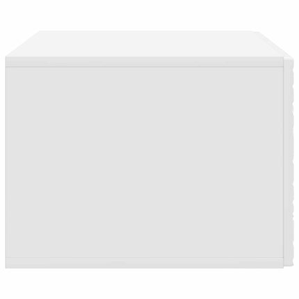 Væghængt TV-skab 78,5 x 41 x 30 cm Hvid højglans
