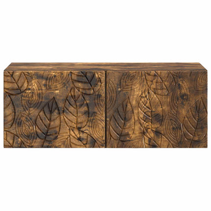 Væghængt TV-skab 78,5 x 41 x 30 cm Røget eg Konstrueret træ