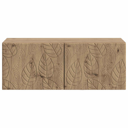 Væghængt TV-skab 78,5 x 41 x 30 cm Artisan-eg Konstrueret træ