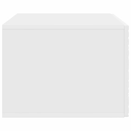 Væghængt TV-skab 98 x 41 x 30 cm Hvid Konstrueret træ