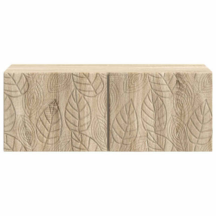 Væghængt TV-skab 98 x 41 x 30 cm Sonoma-eg Konstrueret træ