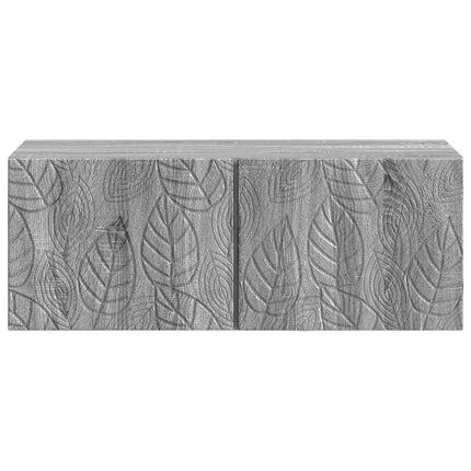 Væghængt TV-skab 59,5 x 31 cm Grå Sonoma Konstrueret træ