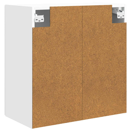 Vægmonteret skab Hvid 59 x 31 x 60 cm Konstrueret træ