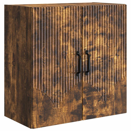 Vægmonteret skab Røget eg 59 x 31 x 60 cm Konstrueret træ