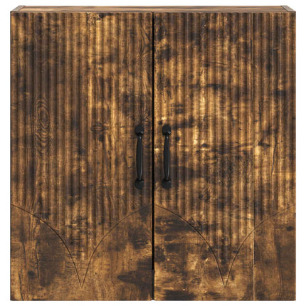 Vægmonteret skab Røget eg 59 x 31 x 60 cm Konstrueret træ