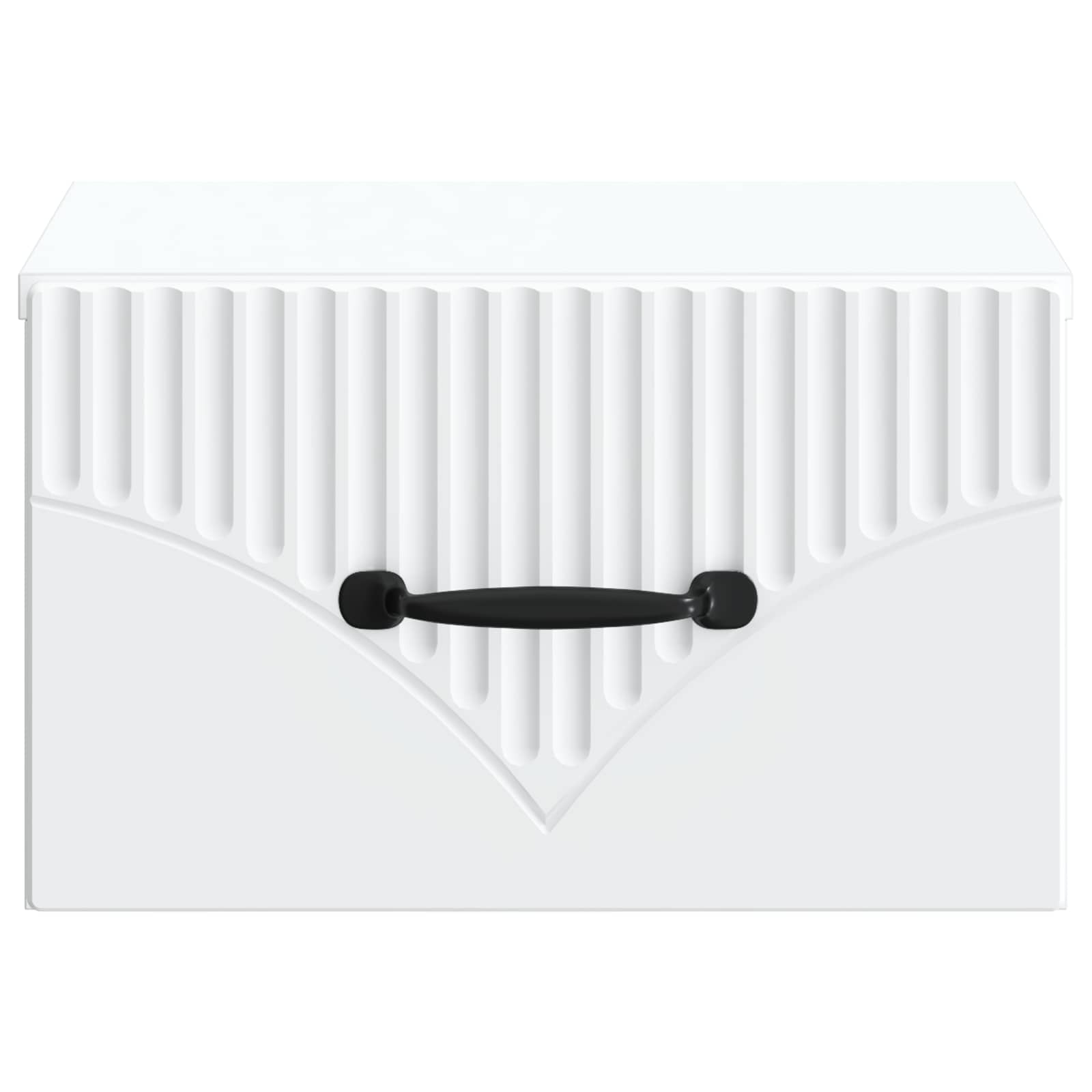 Væghængt Natbord 2 pcs Hvid 34,5 x 33 x 20 cm Konstrueret træ