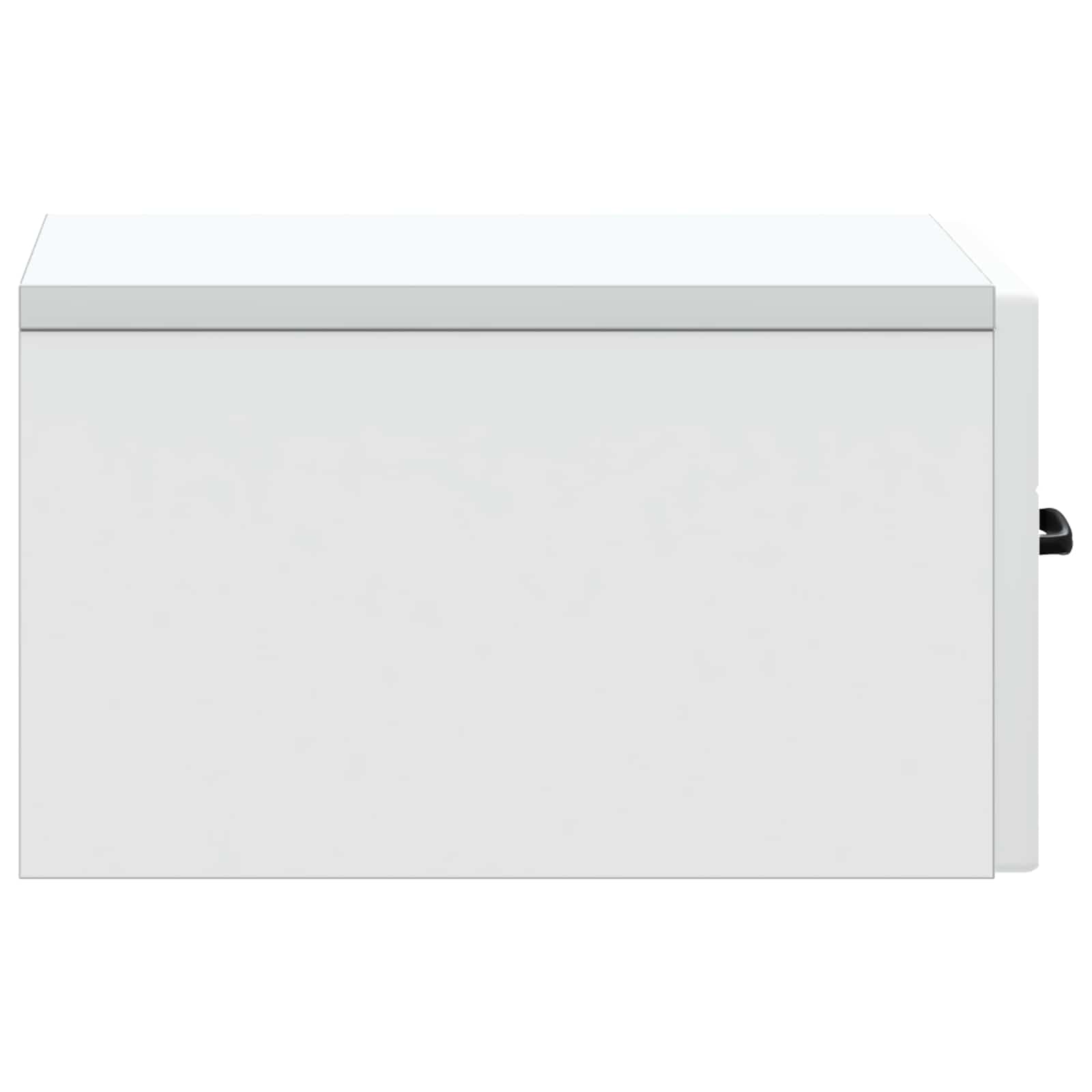 Væghængt Natbord 2 pcs Hvid 34,5 x 33 x 20 cm Konstrueret træ