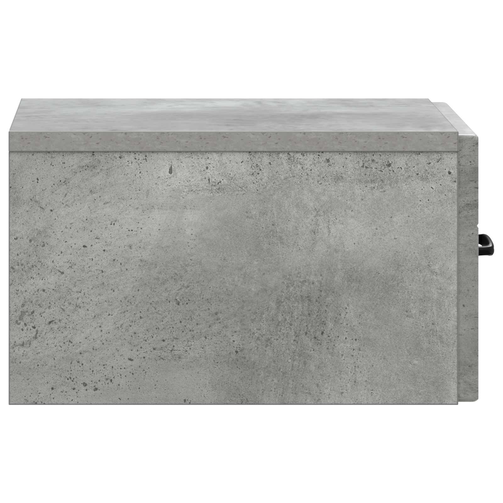 Væghængt Natbord med skuffe 2 pcs Betongrå 34,5 x 33 x 20 cm