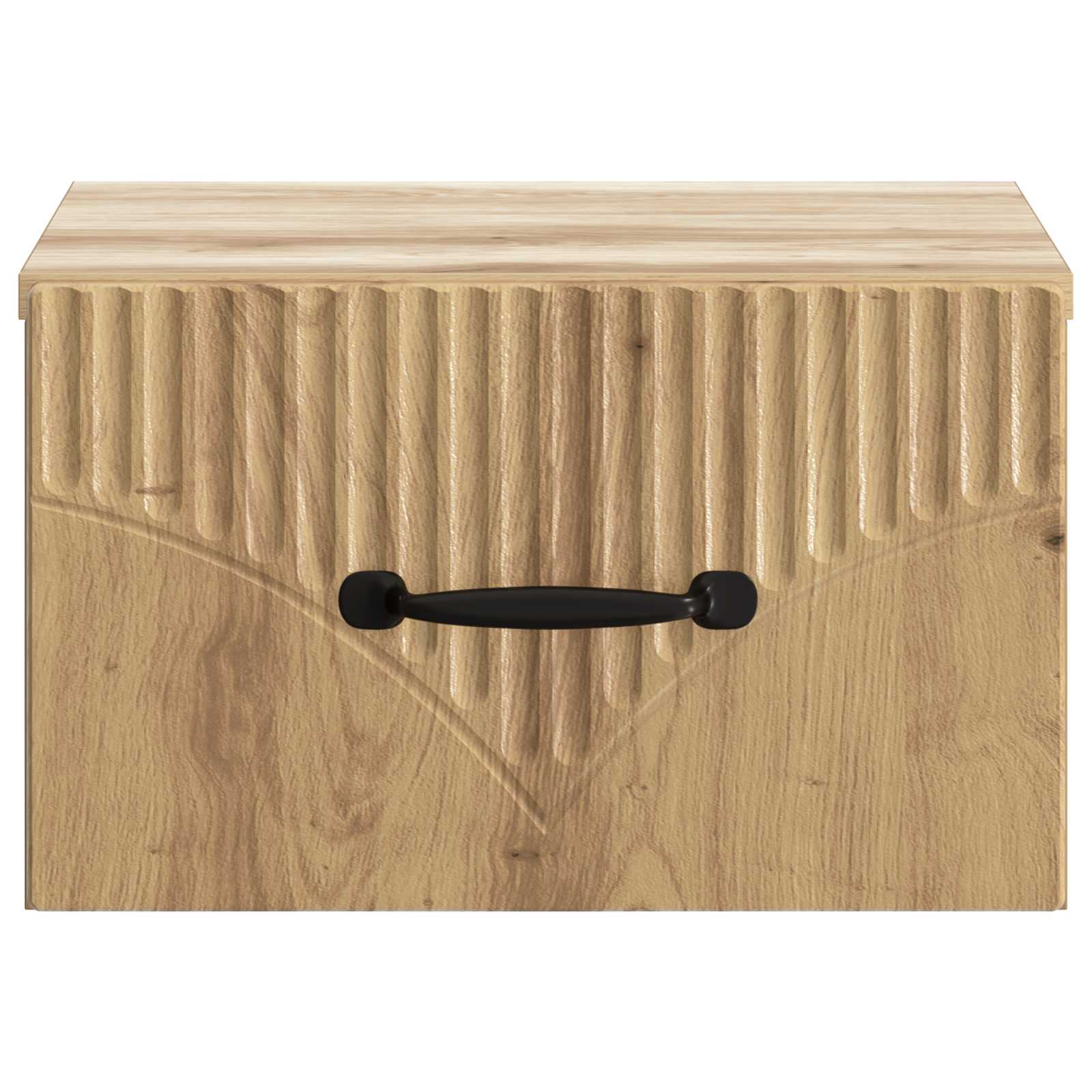 Væghængt Natbord med skuffe 2 pcs Artisan-eg 34,5 x 33 x 20 cm