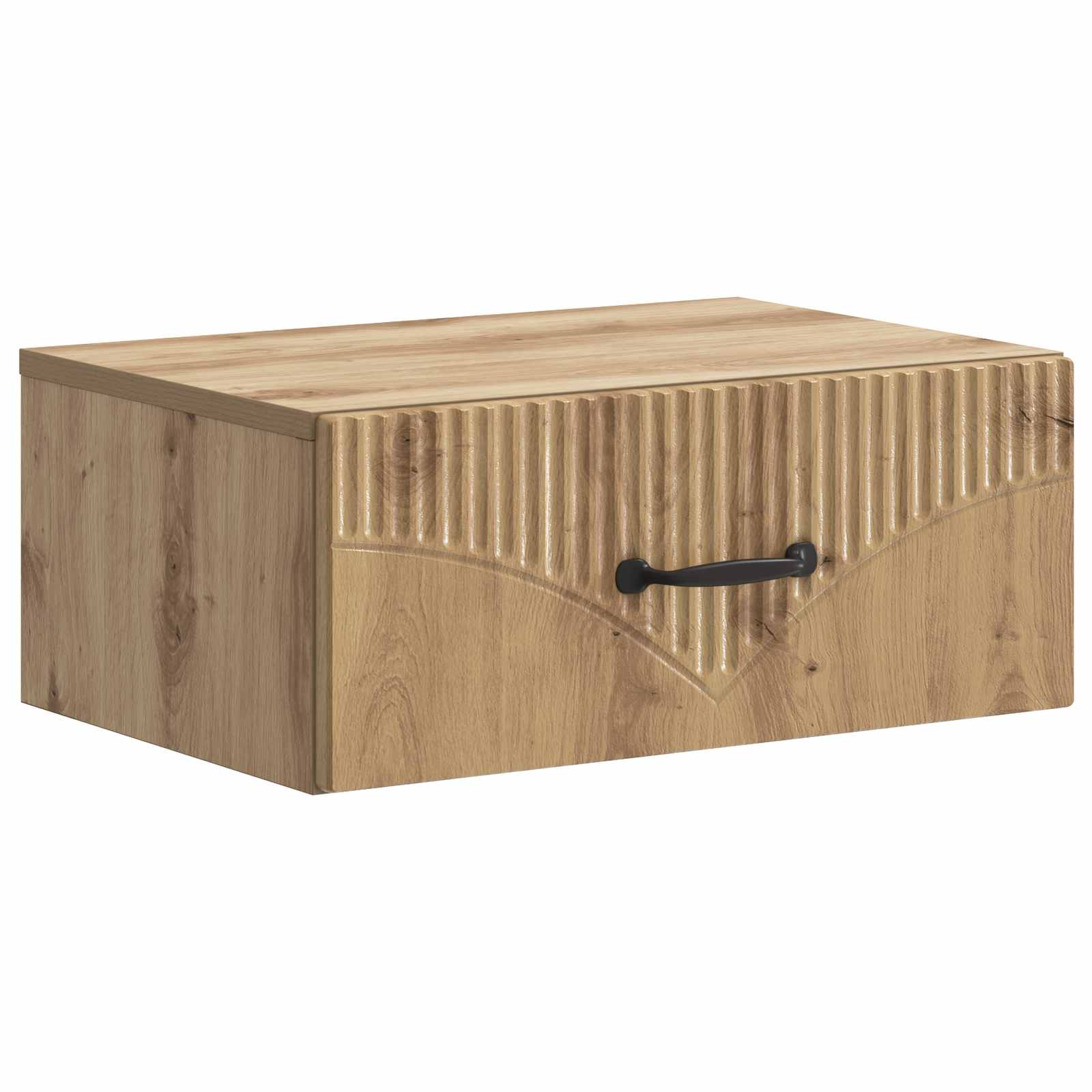 Væghængt Natbord med skuffe 2 pcs Artisan-eg 49 x 34,5 x 20 cm