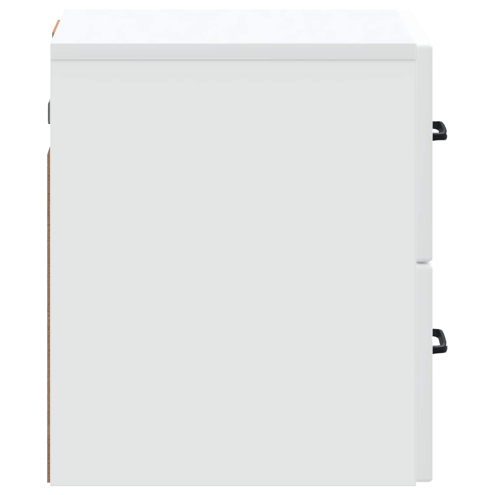 Væghængt Natbord 2 pcs Hvid 34,5 x 33 x 40 cm Konstrueret træ