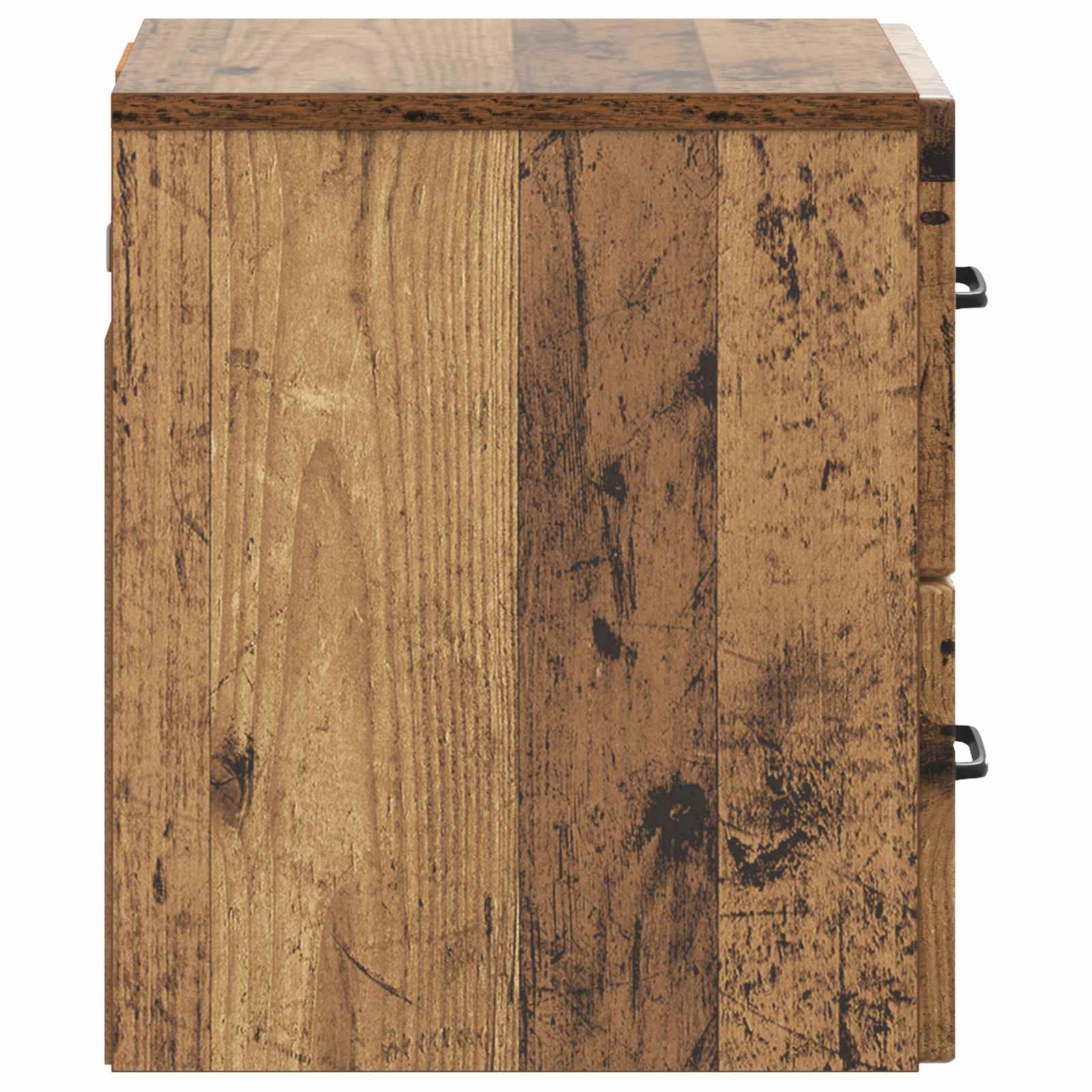 Væghængt Natbord Gammelt træ 34,5 x 33 x 40 cm Konstrueret træ