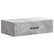Væghængt Sideskab Betongrå 59 x 34,5 x 17 cm Konstrueret træ