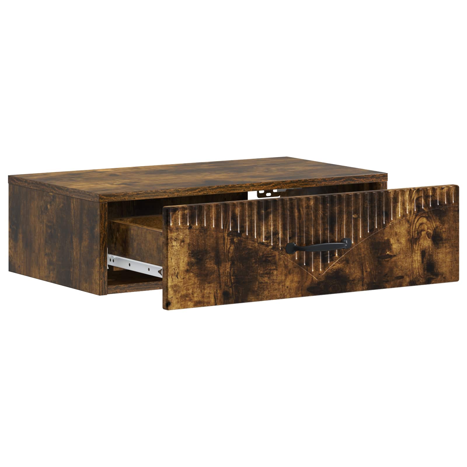 Væghængt Sideskab Røget eg 59 x 34,5 x 17 cm Konstrueret træ