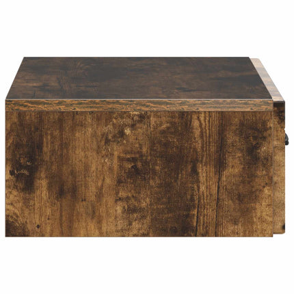 Væghængt Sideskab 59 x 34,5 x 17 cm Konstrueret træ Røget eg