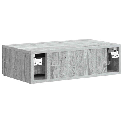 Væghængt Sideskab Grå sonoma-eg 59 x 34,5 x 17 cm