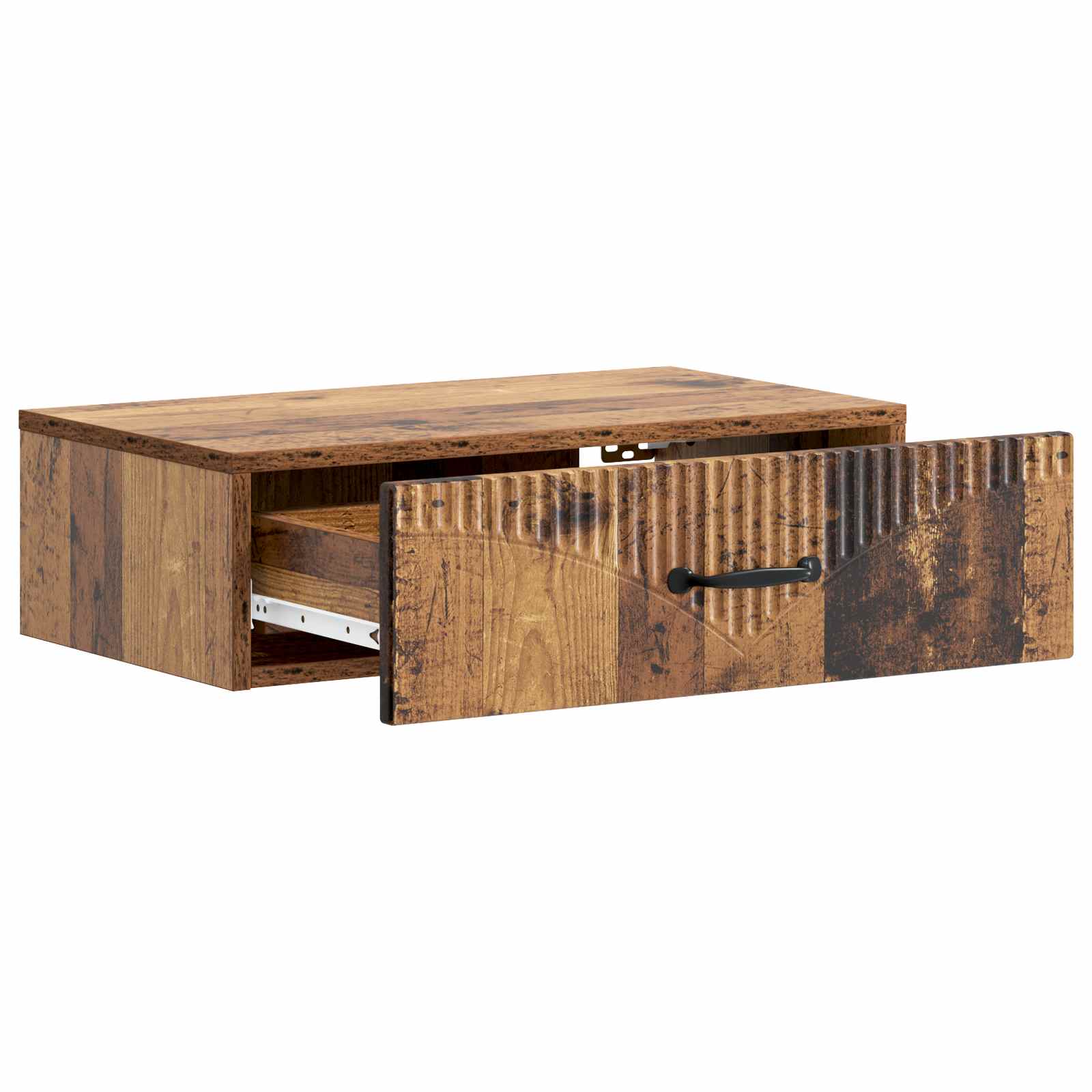 Væghængt Sideskab Gammelt træ 59 x 34,5 x 17 cm Konstrueret træ