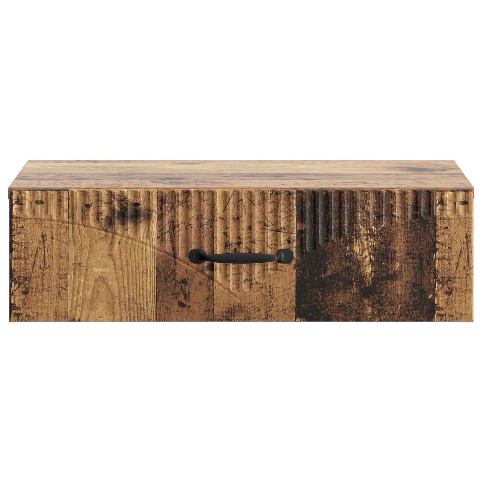 Væghængt Sideskab Gammelt træ 59 x 34,5 x 17 cm Konstrueret træ