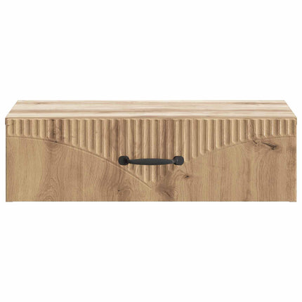 Væghængt Sideskab 59 x 34,5 x 17 cm Konstrueret træ Artisan-eg