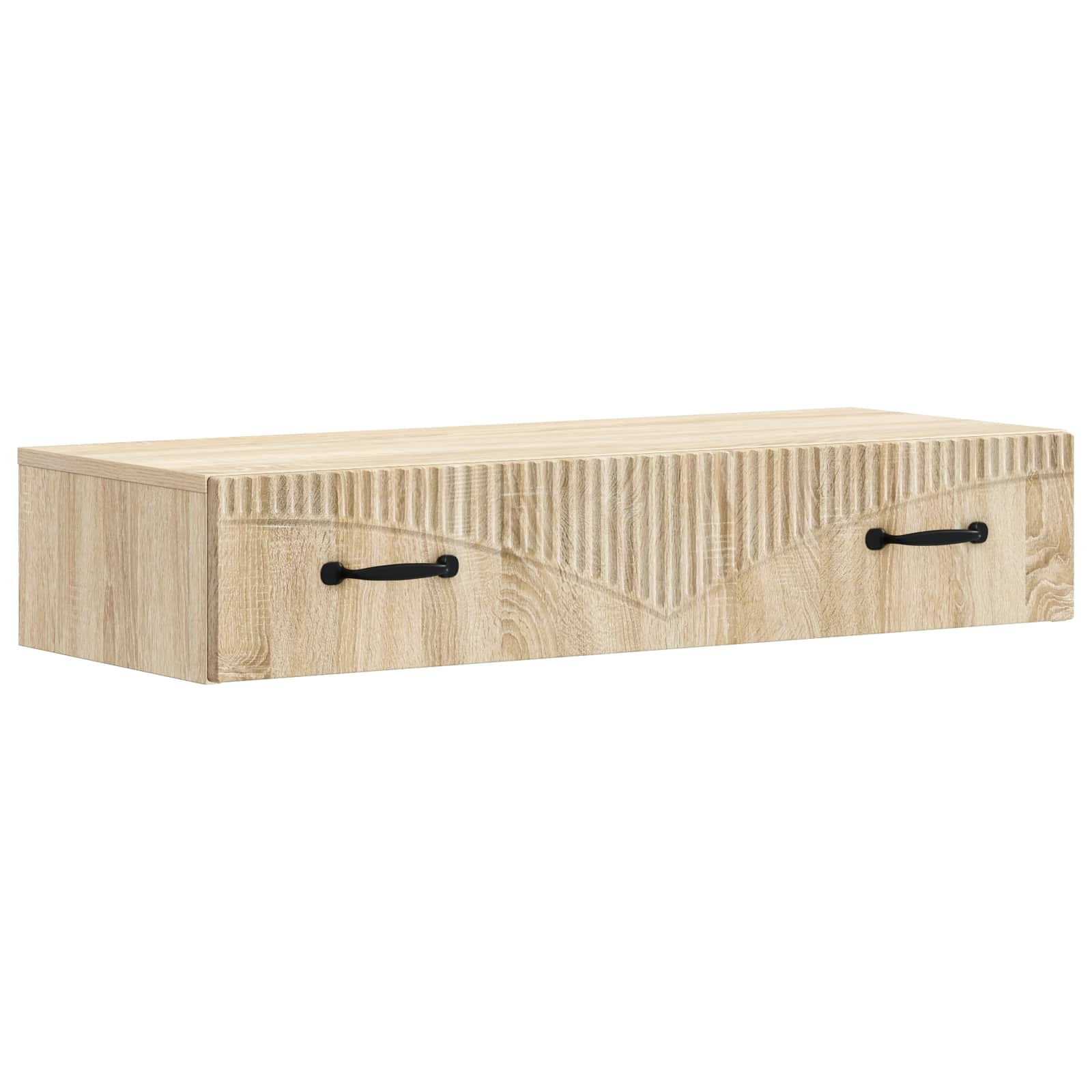 Væghængt Sideskab Sonoma-eg 87,5 x 34,5 x 17 cm Konstrueret træ
