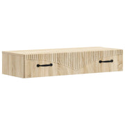 Væghængt Sideskab Sonoma-eg 87,5 x 34,5 x 17 cm Konstrueret træ
