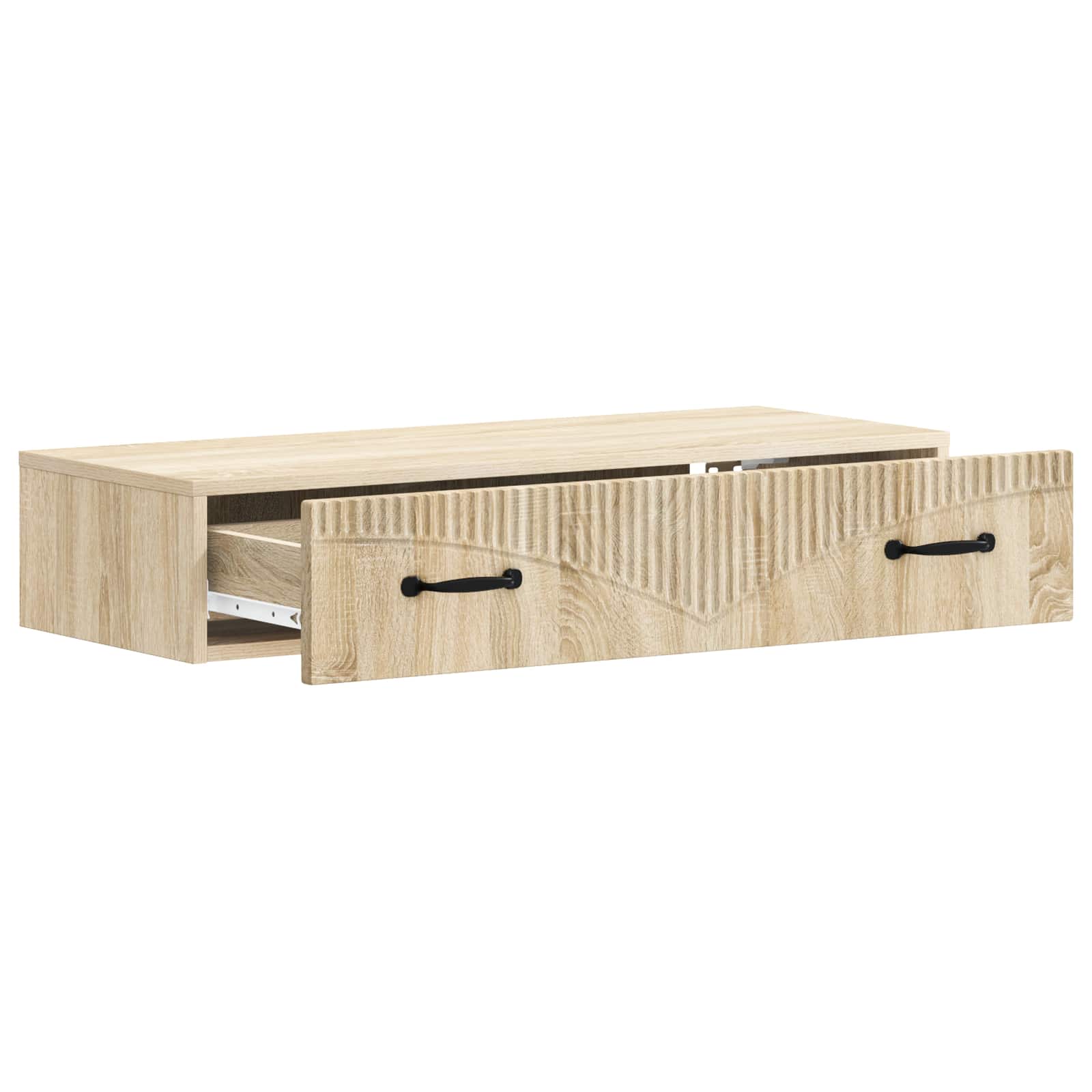 Væghængt Sideskab Sonoma-eg 87,5 x 34,5 x 17 cm Konstrueret træ