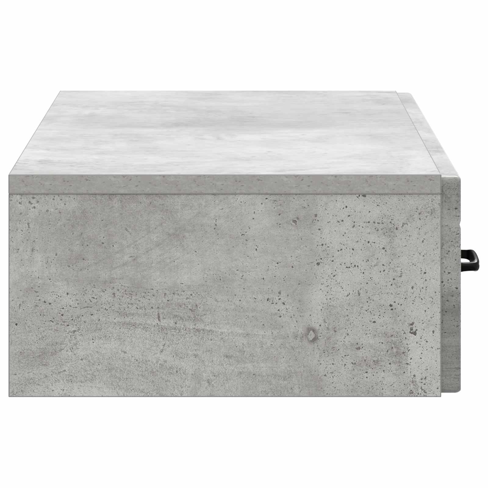 Væghængt Sideskab Betongrå 87,5 x 34,5 x 17 cm Konstrueret træ