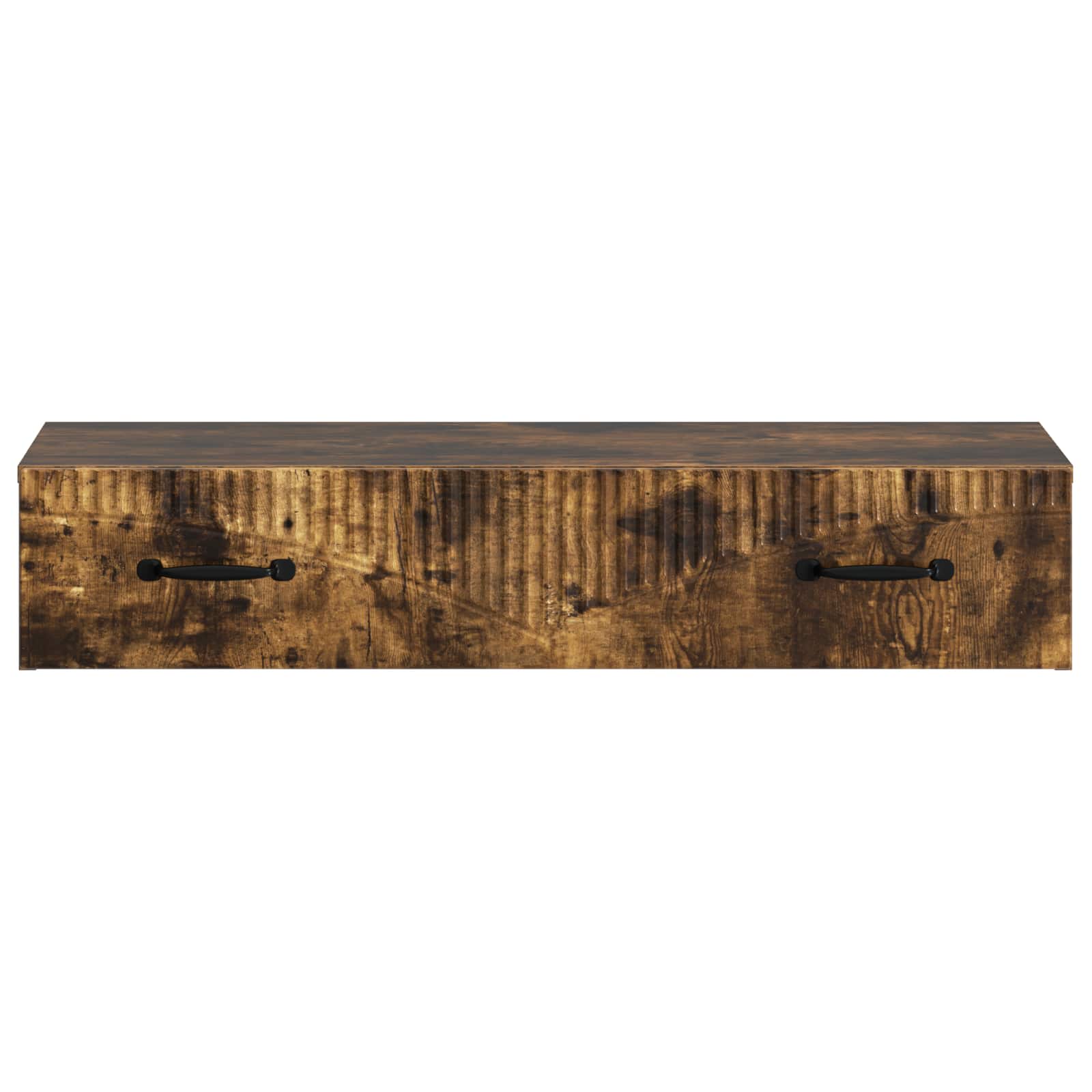 Væghængt Sideskab Røget eg 87,5 x 34,5 x 17 cm Konstrueret træ