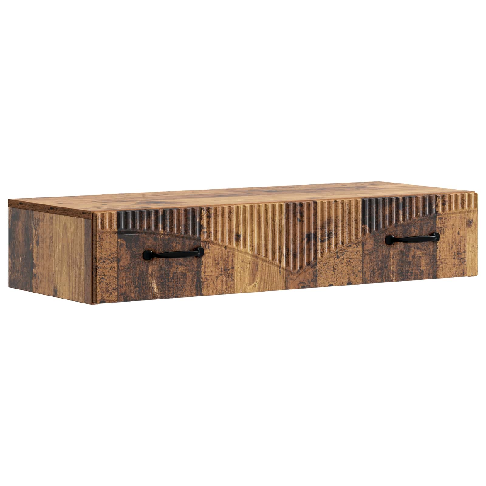 Væghængt Sideskab Gammelt træ 87,5 x 34,5 x 17 cm