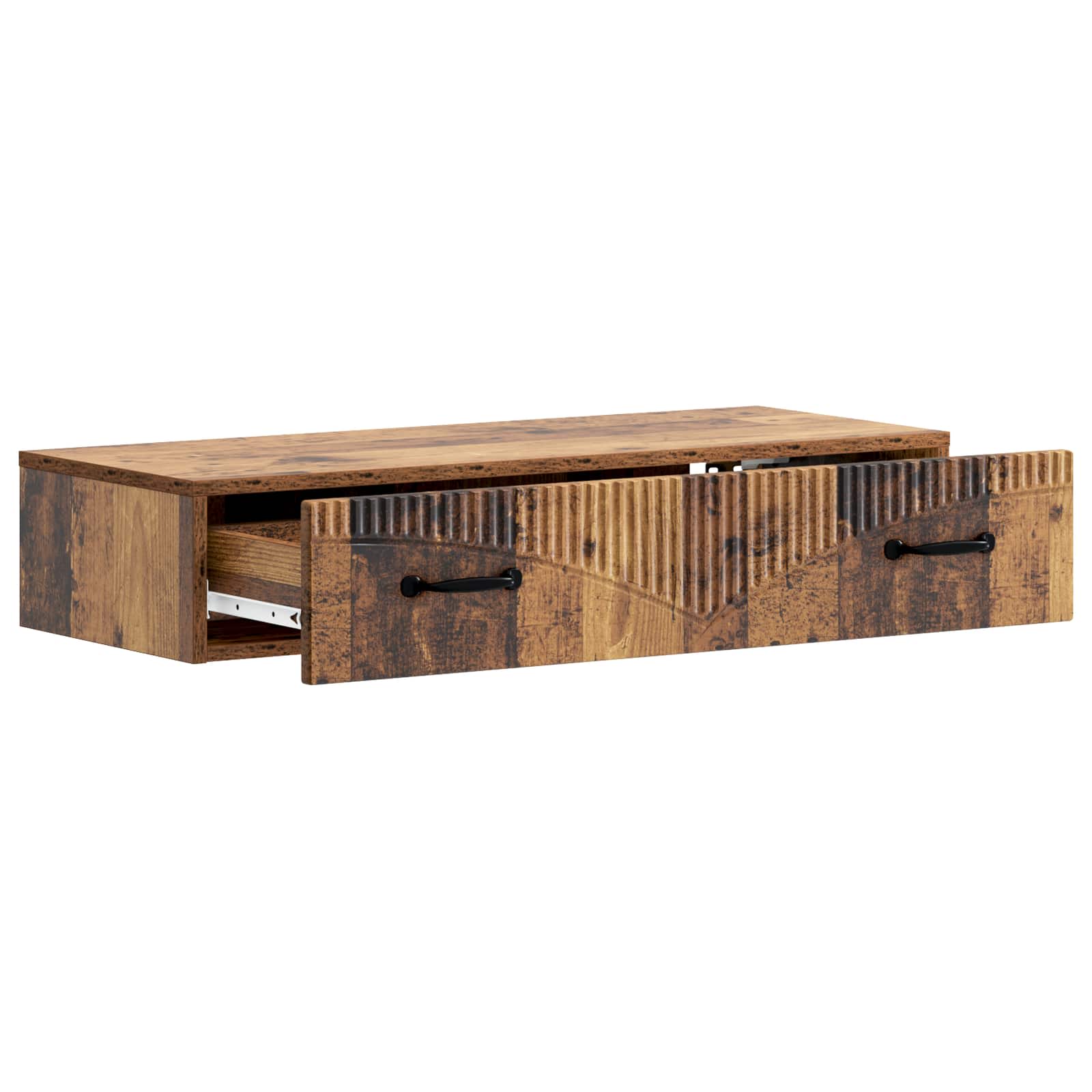 Væghængt Sideskab Gammelt træ 87,5 x 34,5 x 17 cm