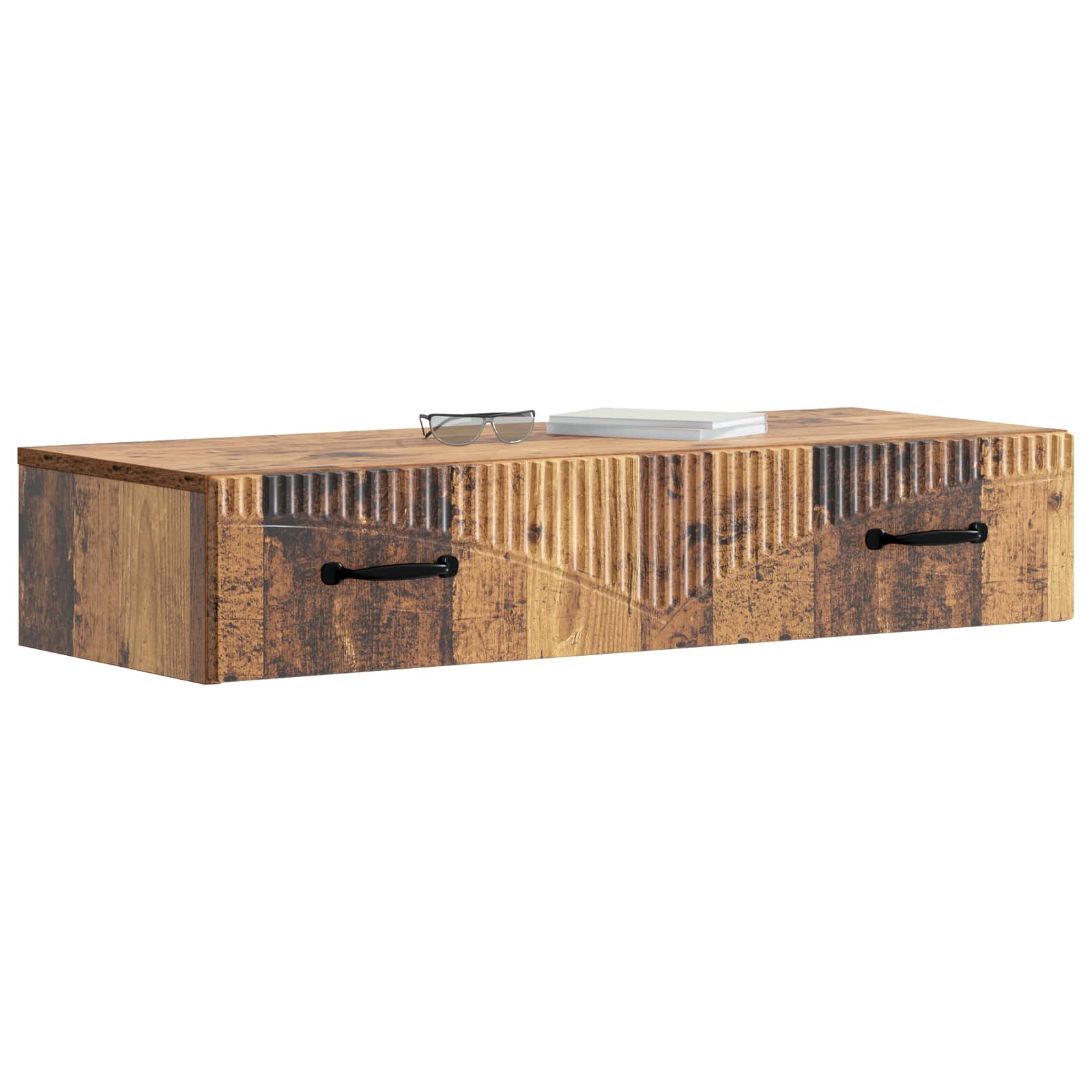 Væghængt Sideskab Gammelt træ 87,5 x 34,5 x 17 cm