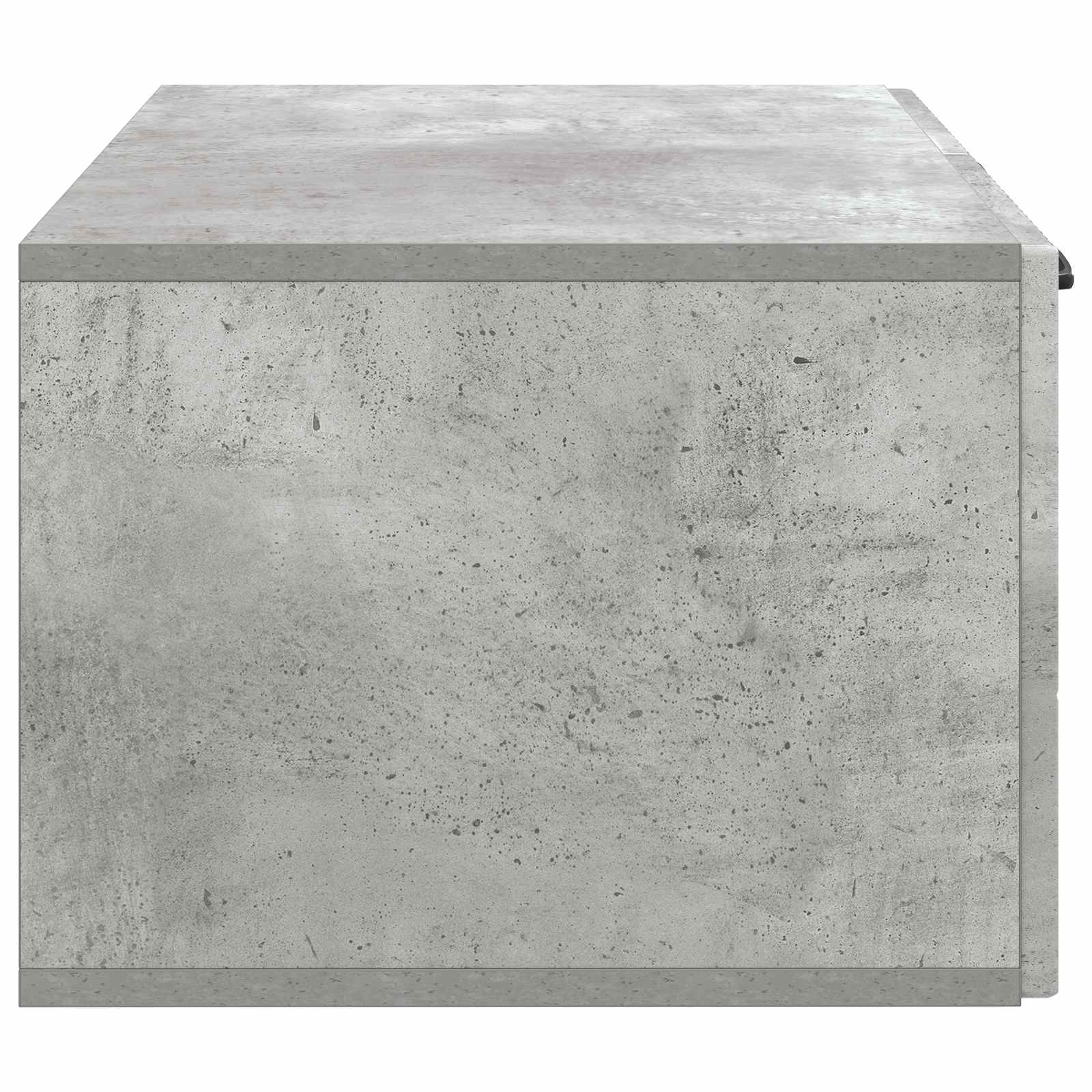 Væghængt TV-skab Betongrå 59,5 x 41 x 30 cm Konstrueret træ